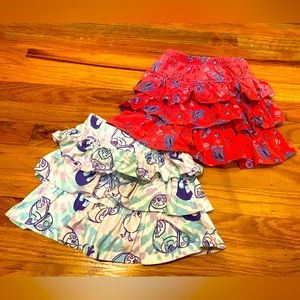 Star Wars, Spotted Zebra, Skorts (2), Size 4-5 Yrs